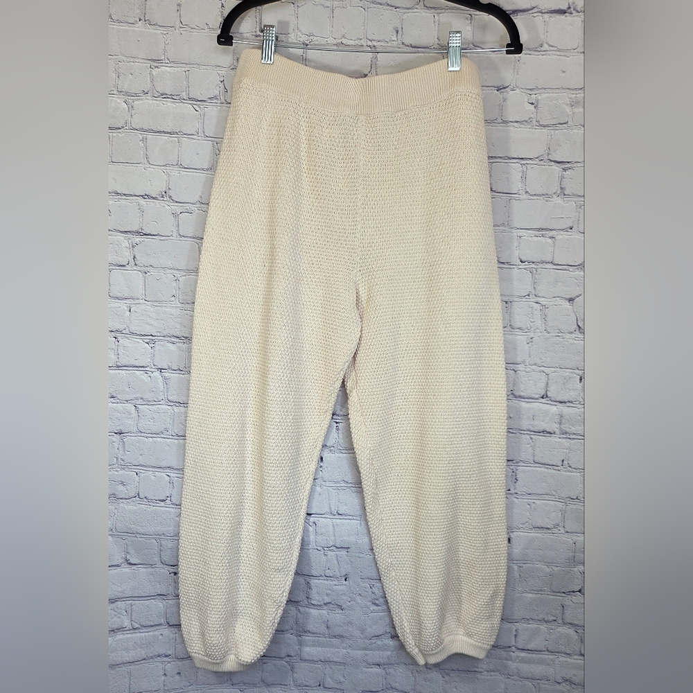 Free People Beach Cream Knit Joggers - Picture 3 of 5